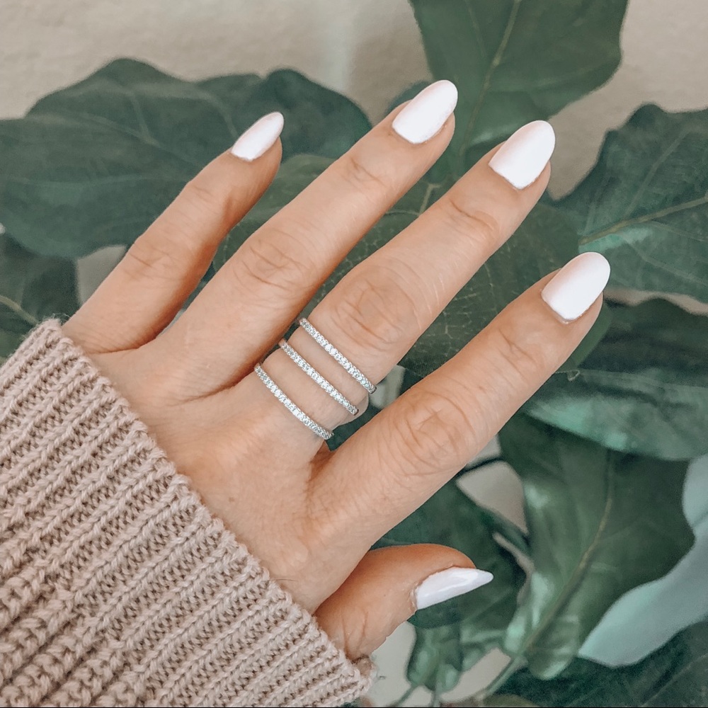 Triple Bar Silver Ring